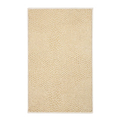 Anya Hand Micro Hooked Wool Custom Rug | Yellow