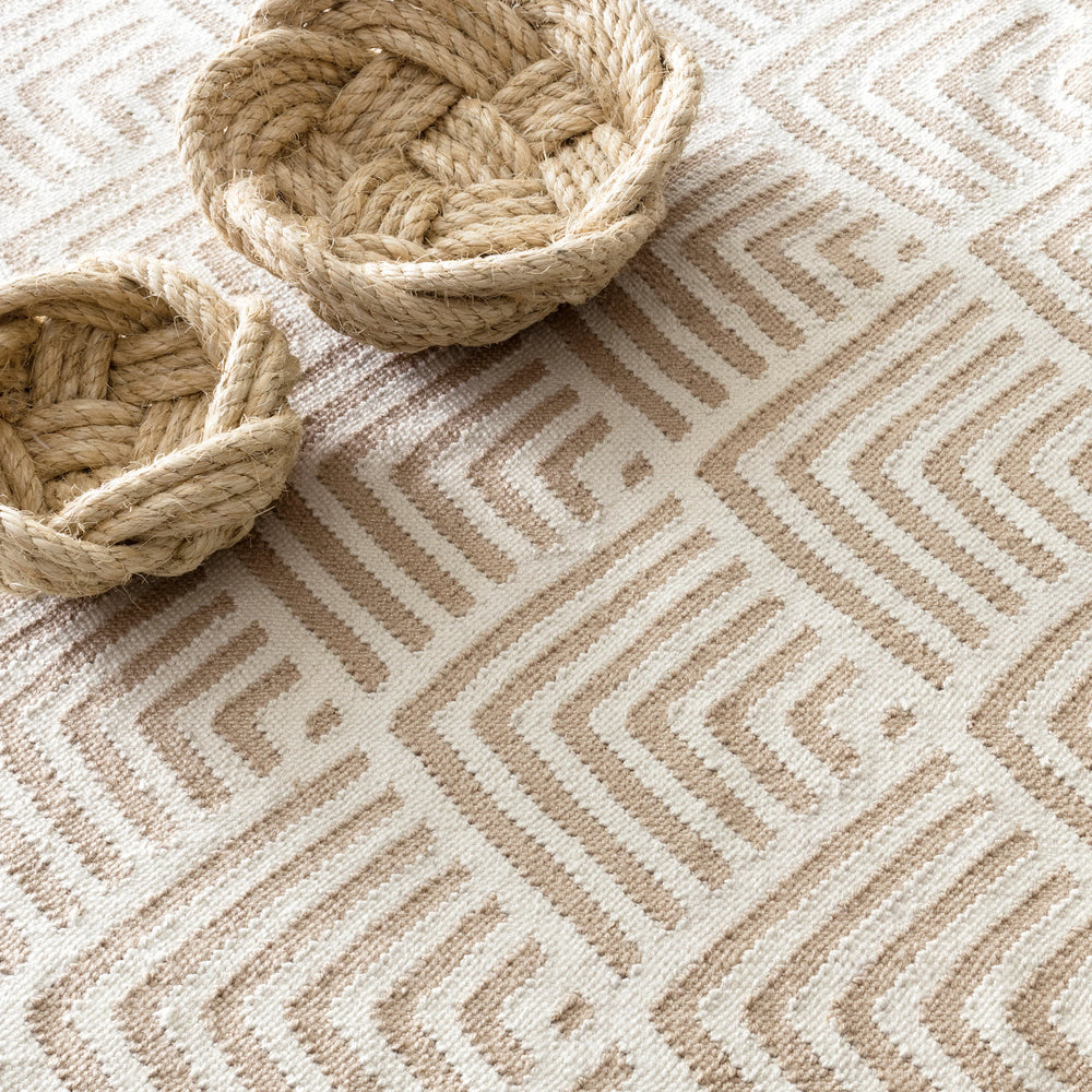 Cleo Handwoven Indoor/Outdoor Rug by Bunny Williams | Cement
