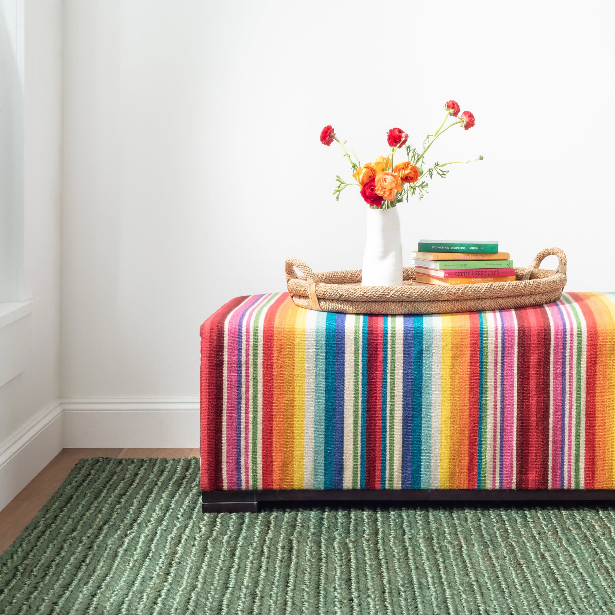 Jute Handwoven Evergreen Rug – Annie Selke