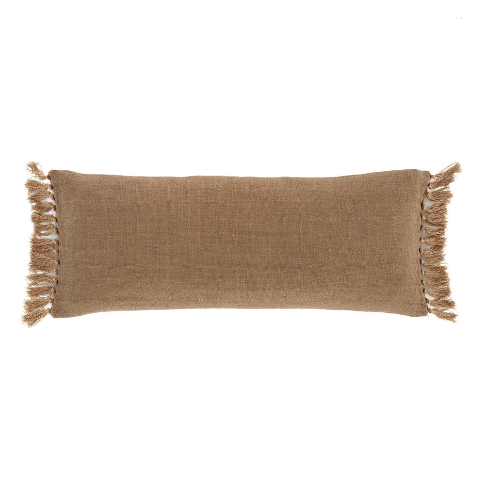Evelyn Linen Decorative Pillow Cover | Parchment