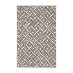 Desmond Hand Micro Hooked Wool Custom Rug | Black