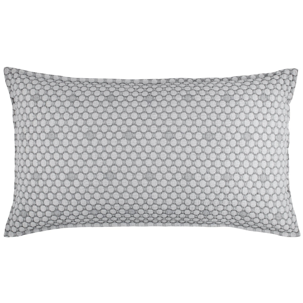 Lodi Matelasse Sham | Black/White