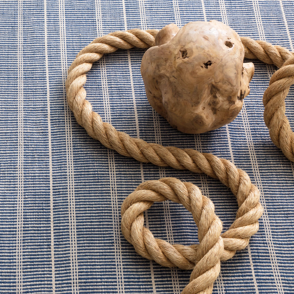 Samson Handwoven Indoor/Outdoor Rug | Navy