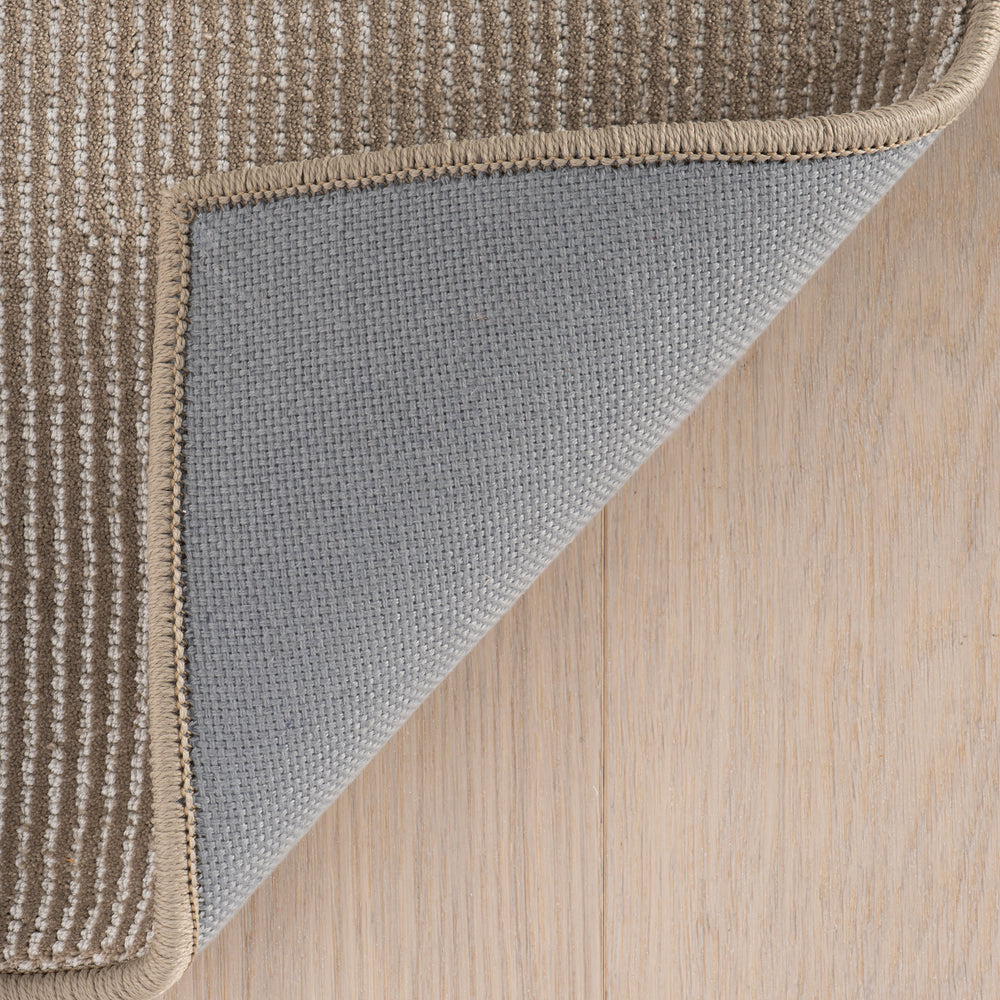 Delphine Textured Indoor/Outdoor Custom Rug | Brown