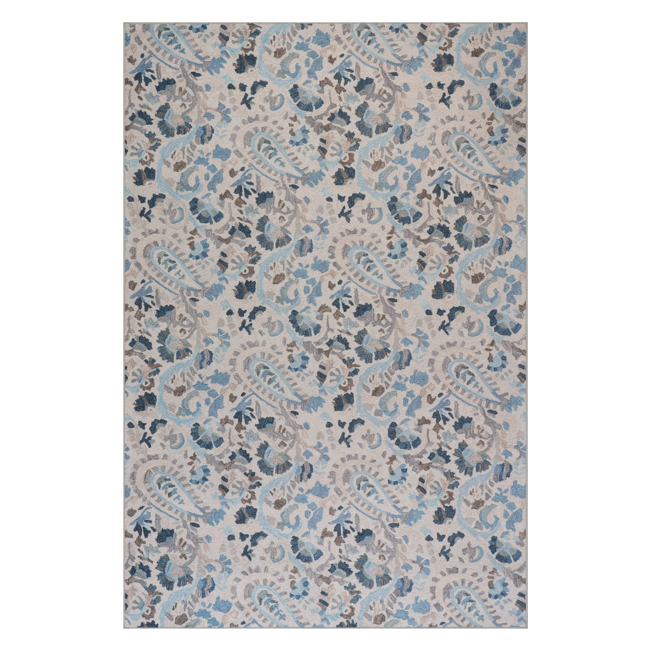 Ines Machine Washable Rug | Blue – Annie Selke