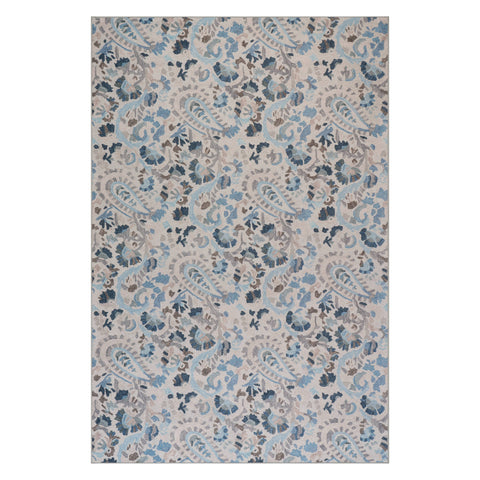 Ines Machine Washable Rug | Blue