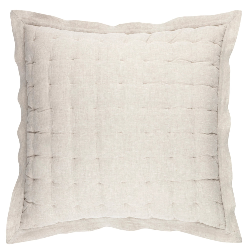 Lush Linen Puff Sham | Natural