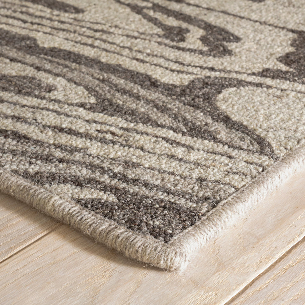 Weston Hand Micro Hooked Wool Custom Rug by Bunny Williams | Grey