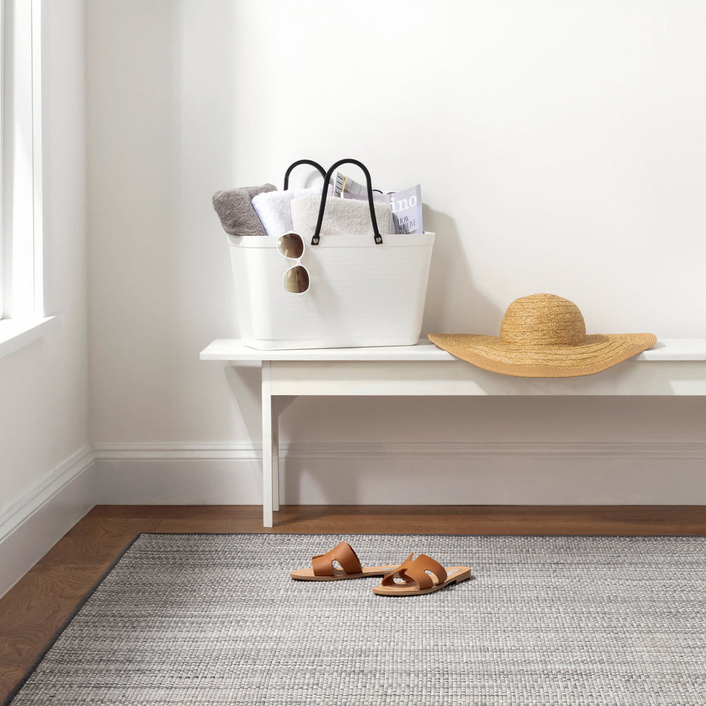 Fusion Handwoven Indoor/Outdoor Custom Rug | Grey
