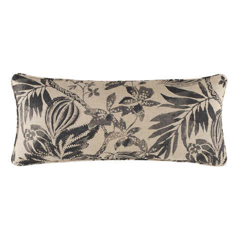 Antigua Linen Decorative Pillow Cover | Black