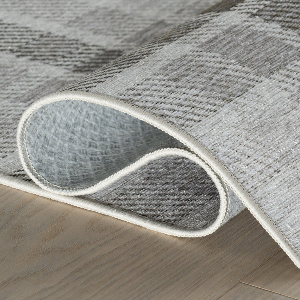 Ombre Machine Washable Rug | Black