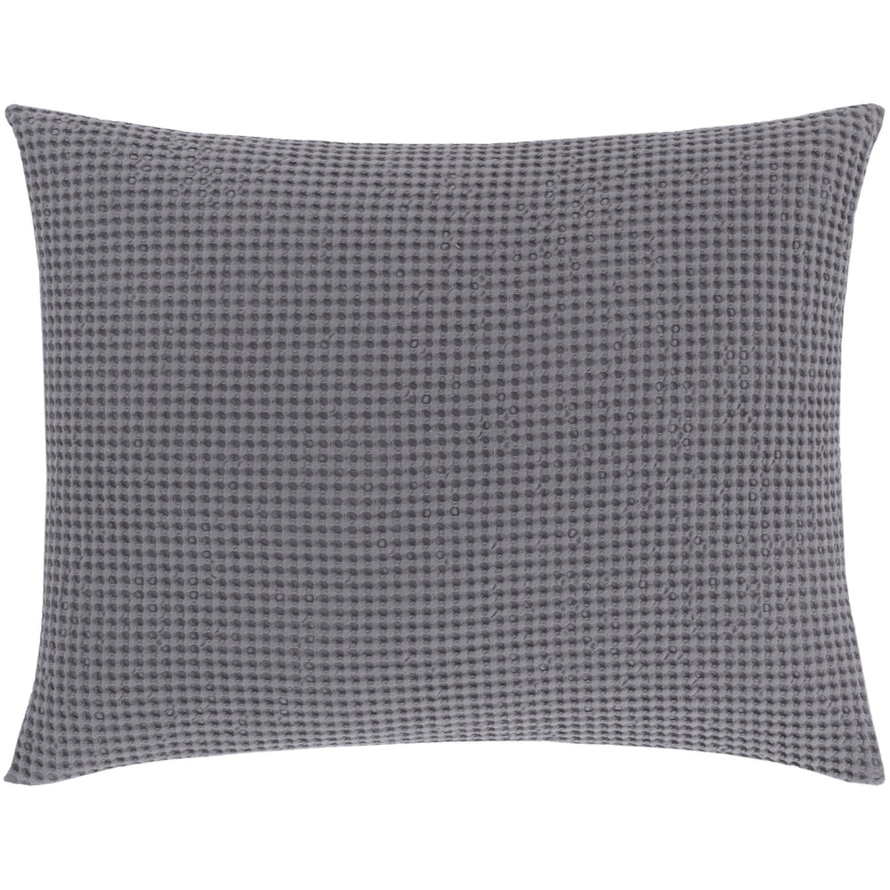 Bubble Matelasse Sham | Grey