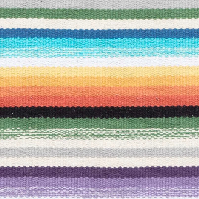 Serape Handwoven Cotton Rug Swatch | Multi
