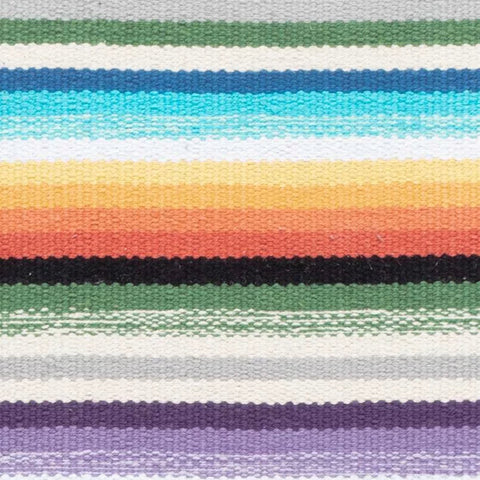 Serape Handwoven Cotton Rug Swatch | Multi