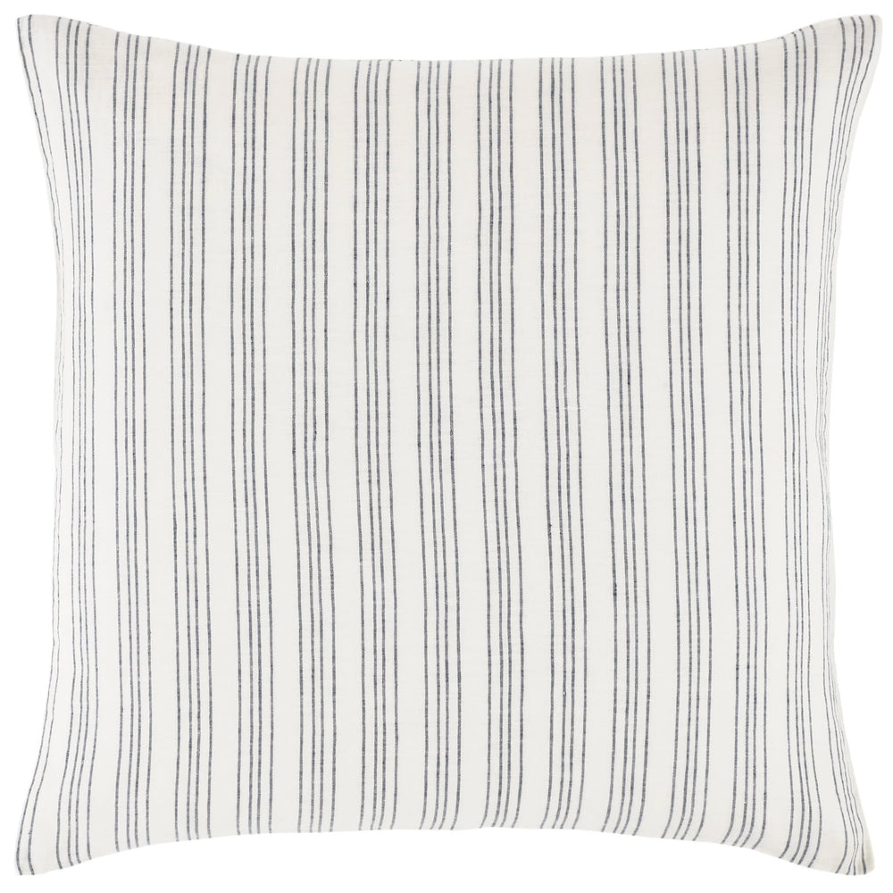 Lush Linen Stripe Sham | Slate Blue