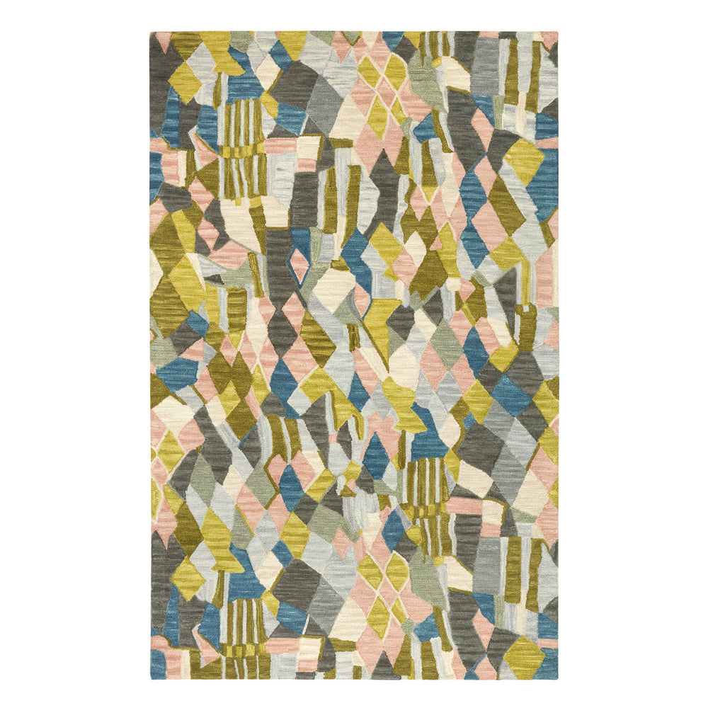 Deer Leap Hand Hooked Wool Rug | Coral