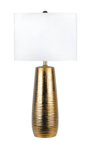 26-Inch Kylie Ceramic Table Lamp | Gold