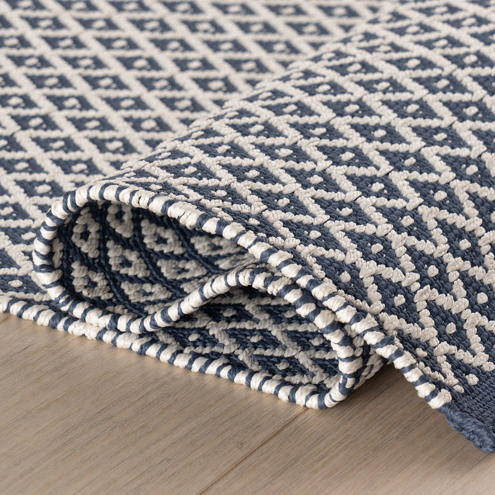 Riviera Handwoven Indoor/Outdoor Rug | Navy