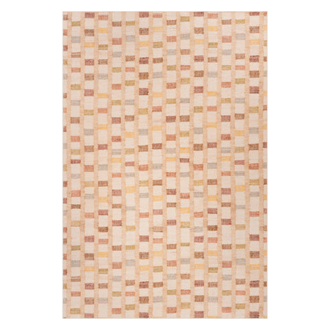 Virey Bohemian Geometric Washable Rug | Multicolor