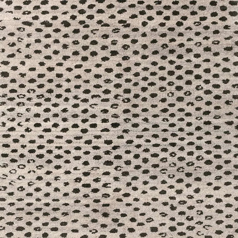 Hugo Hand Knotted Wool Rug Swatch | Black