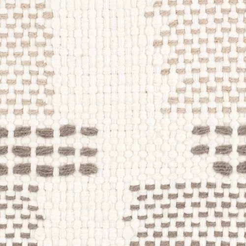 Tread Lightly Handwoven Cotton Rug Swatch | Grey
