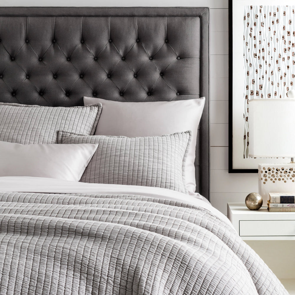 Boyfriend Matelasse Coverlet | Grey