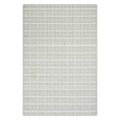 Mallard Plaid Ridged Custom Rug | Pale Blue