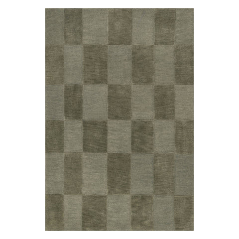 Luma High-Low Wool Rug | Olive