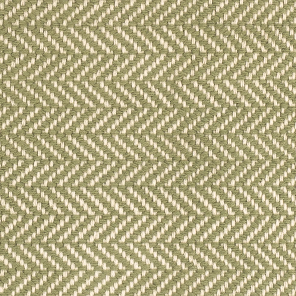 Herringbone Handwoven Cotton Rug Swatch | Sage