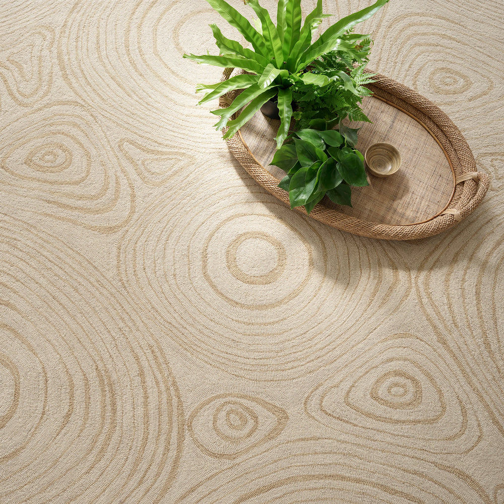 Charlton Hand Micro Hooked Wool Rug by Bunny Williams | Yellow