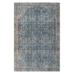 Estelle Vintage Washable Rug | Blue
