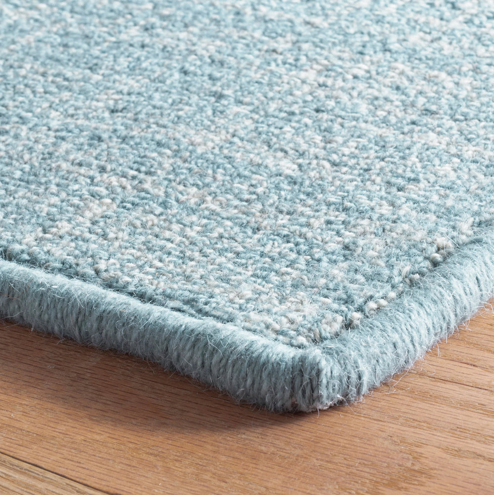 Crosshatch Hand Micro Hooked Wool Custom Rug | Aegean