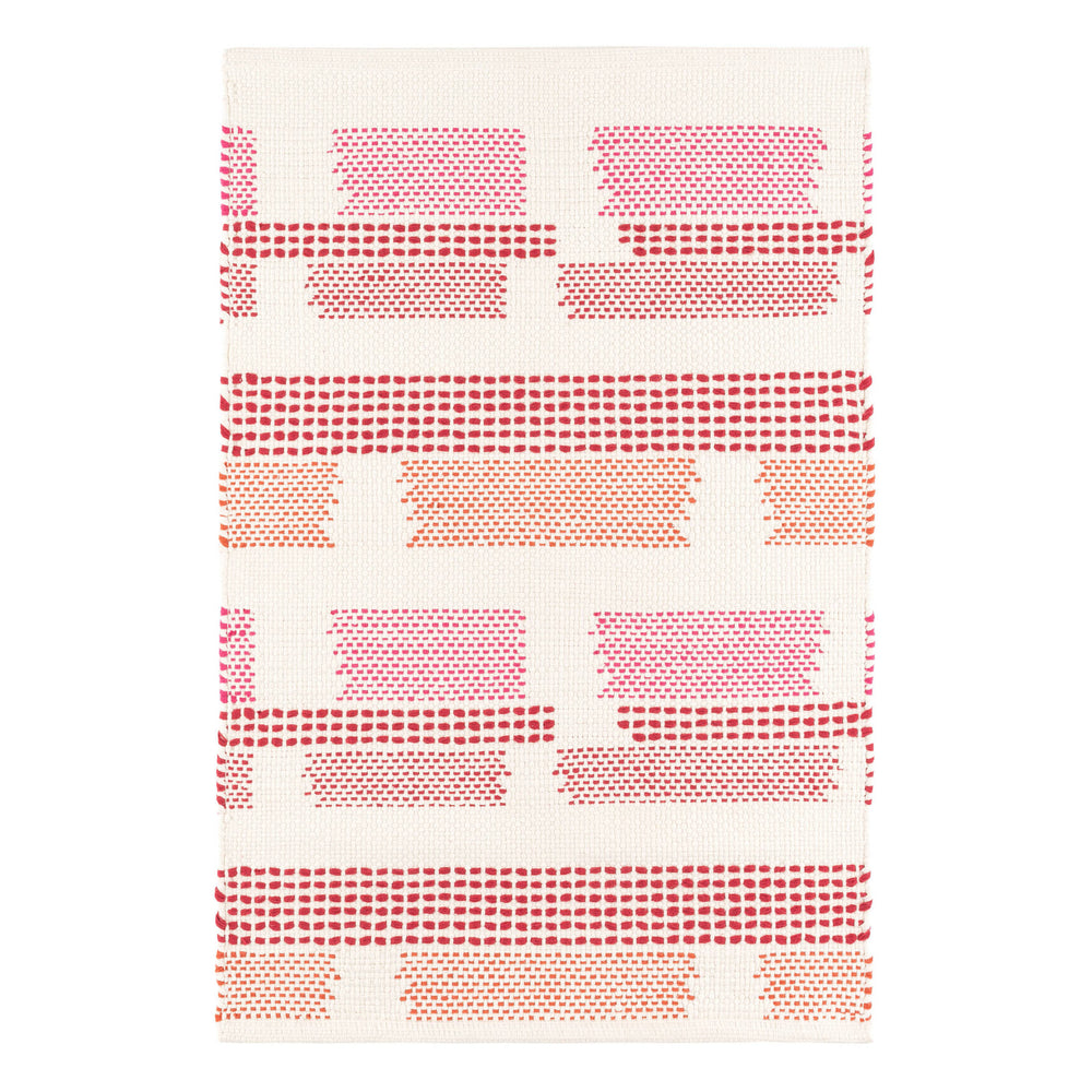 Tread Lightly Handwoven Cotton Rug | Pink