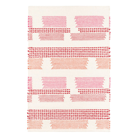 Tread Lightly Handwoven Cotton Rug | Pink