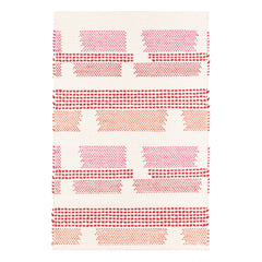Tread Lightly Handwoven Cotton Rug | Pink