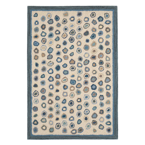 Cat's Paw Hand Micro Hooked Wool Rug | Mineral