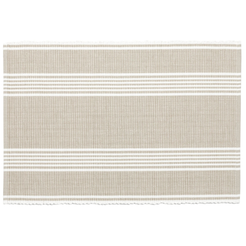 Bistro Stripe Placemat Set of 4 | Platinum