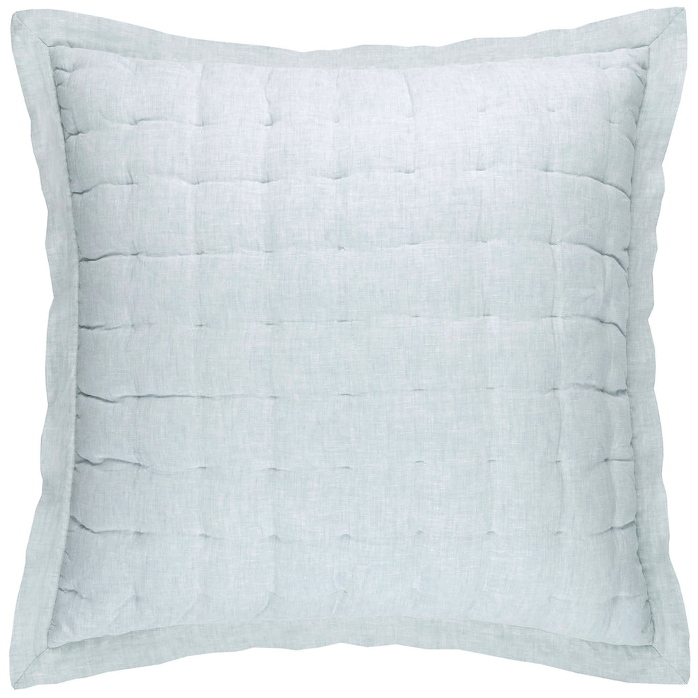Lush Linen Puff Sham | Sky