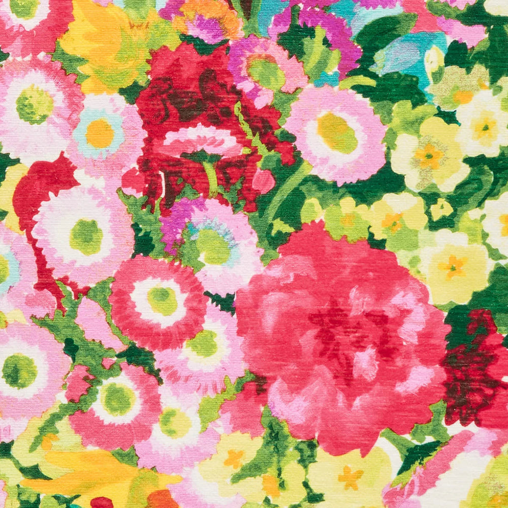 Chamomile Cluster Machine Washable Rug Swatch | Multi