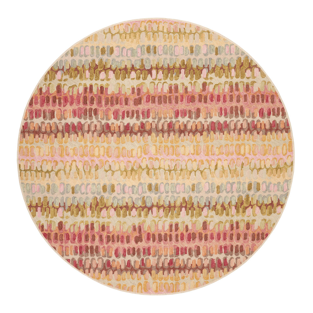Paint Chip Hand Micro Hooked Wool Custom Rug | Pastel