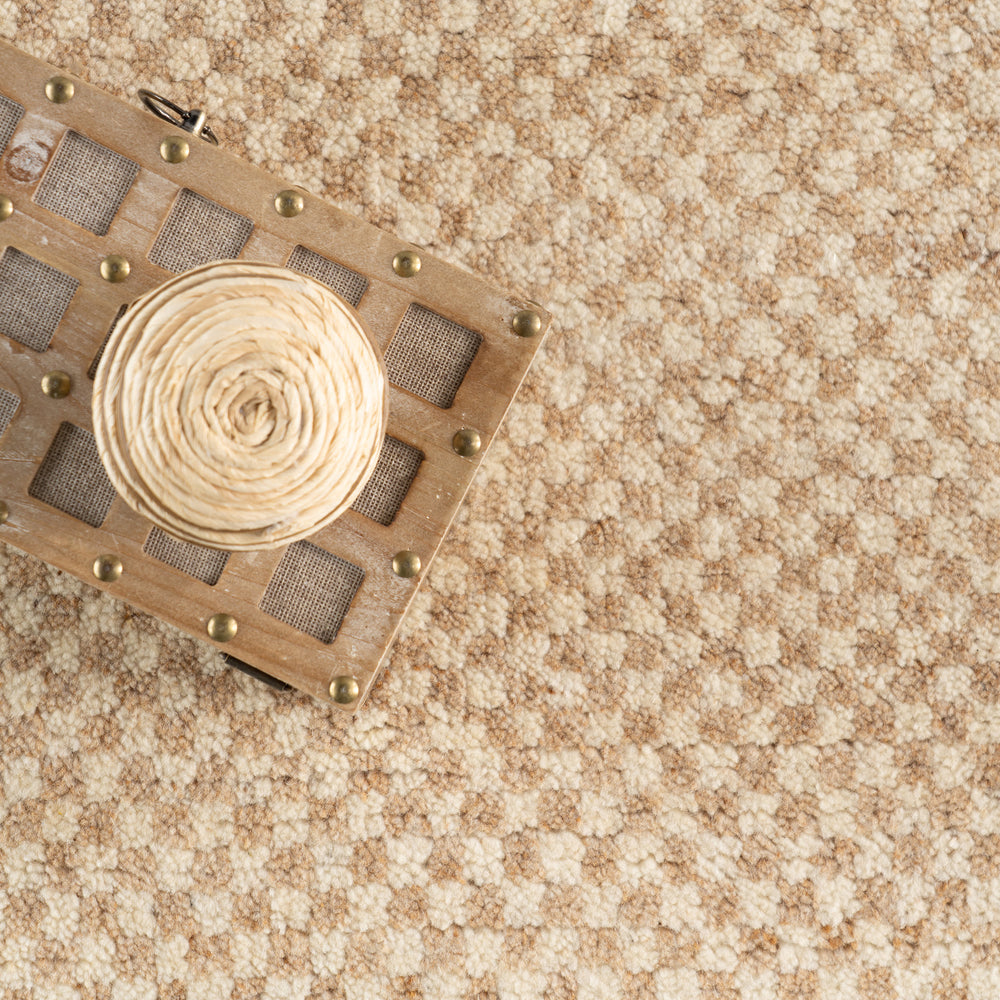 Pierce Hand Knotted Wool Rug | Wheat