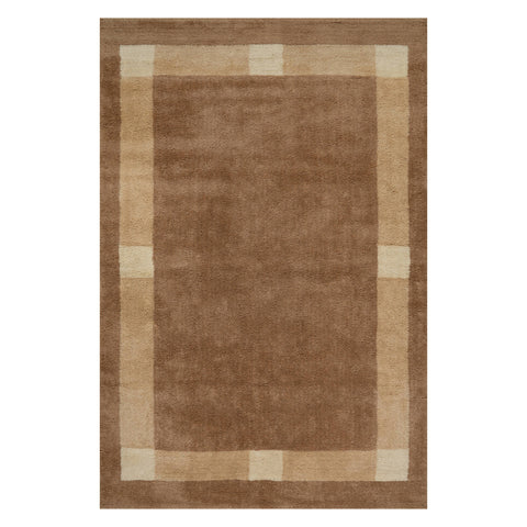 Silja Bordered Rug | Tan