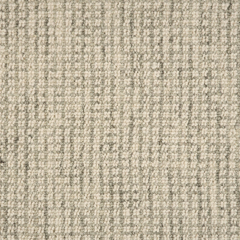 Yadira Geometric Woven Wool Custom Rug Swatch | Grey