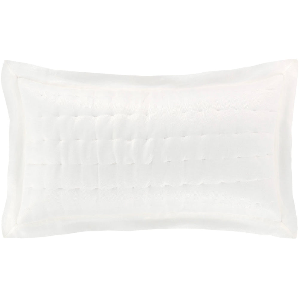 Brussels Quilted Sham | Ivory