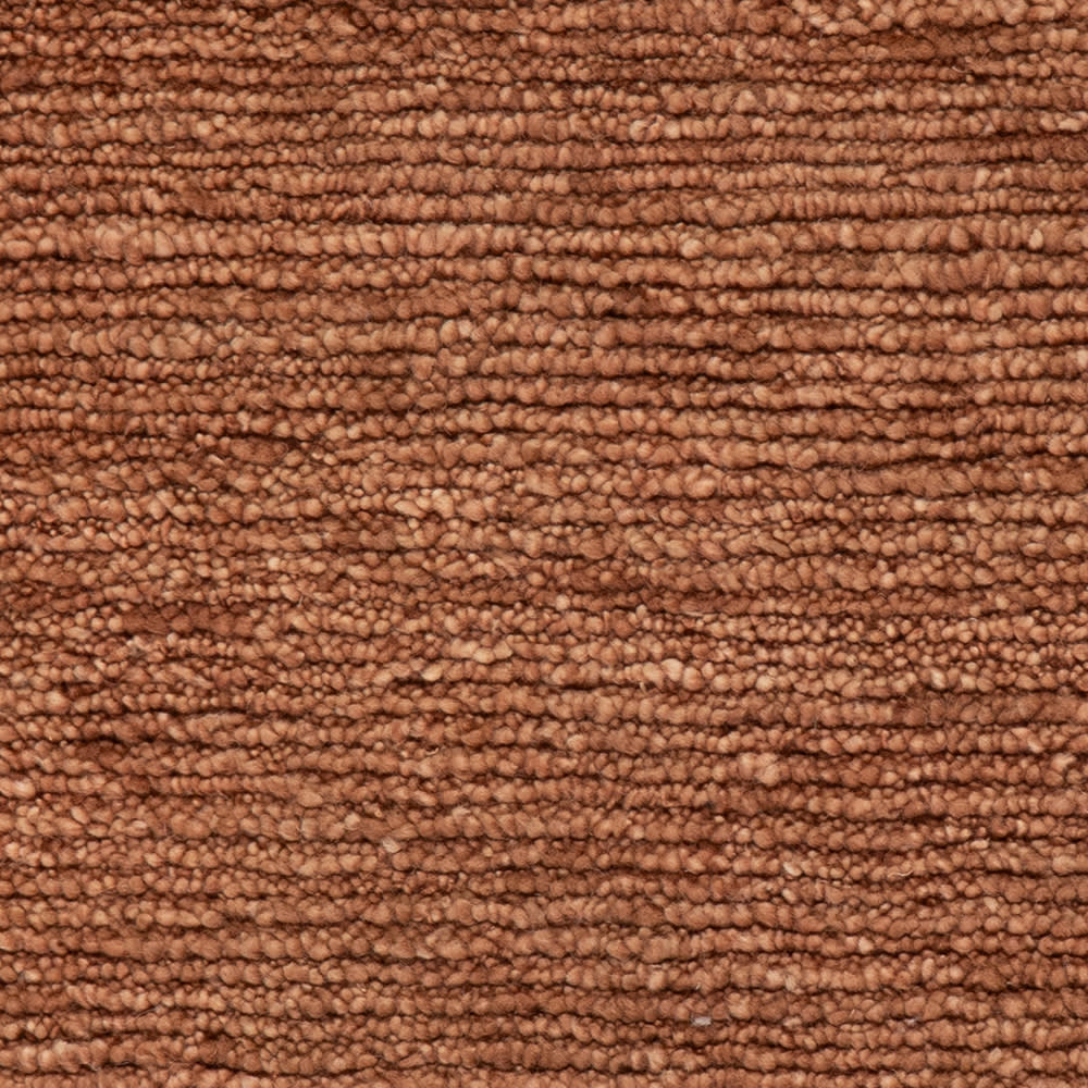 Ramsey Hand Knotted Wool Rug Swatch | Rust