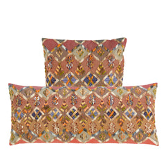Kenya Embroidered Decorative Pillow Cover | Multi