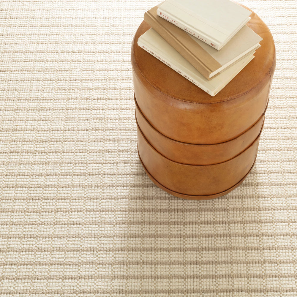 Lawrence Woven Wool Custom Rug | Natural