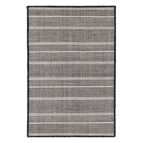 Samson Handwoven Indoor/Outdoor Custom Rug | Black