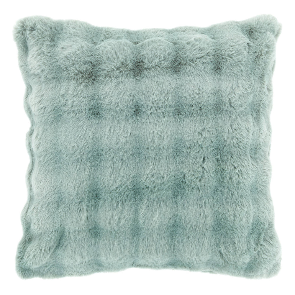 Fab Faux Decorative Pillow Cover | Mineral