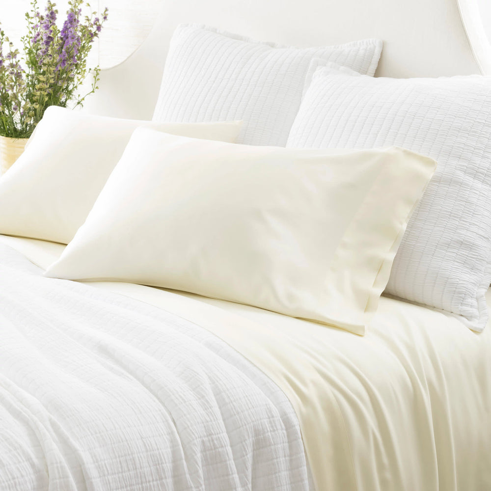 Silken Solid Sheet Set | Ivory